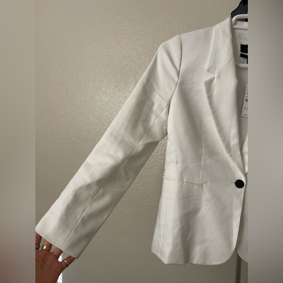 JCREW Matching White Kate linen pants and Parke blazer - Picture 13 of 16